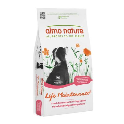 Almo Nature Life Maintenance łosoś adult średnie rasy 12 kg × 2