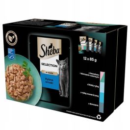 Sheba Selection mix smaków w sosie adult 85 g × 12
