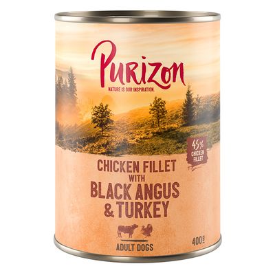 Purizon Original indyk, wołowina adult 400 g × 12