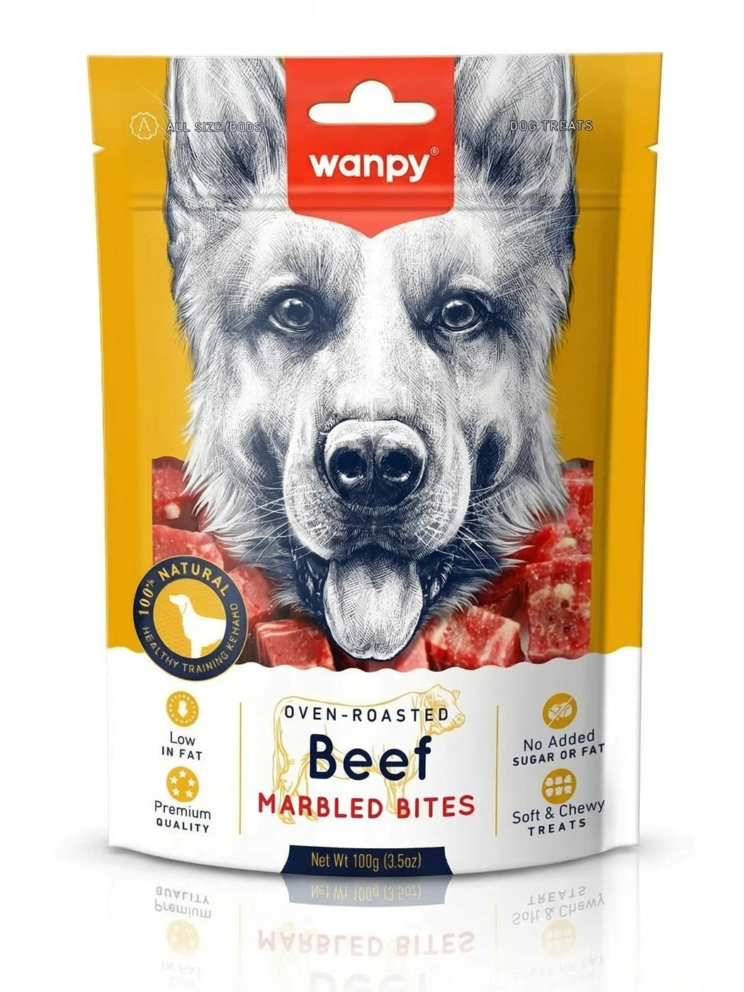Wanpy Marbled Beef Bites wołowina 100 g