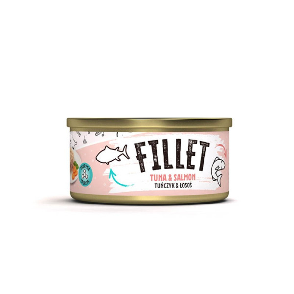 Mr. Bandit Fillet tuńczyk, łosoś w bulionie adult 80 g