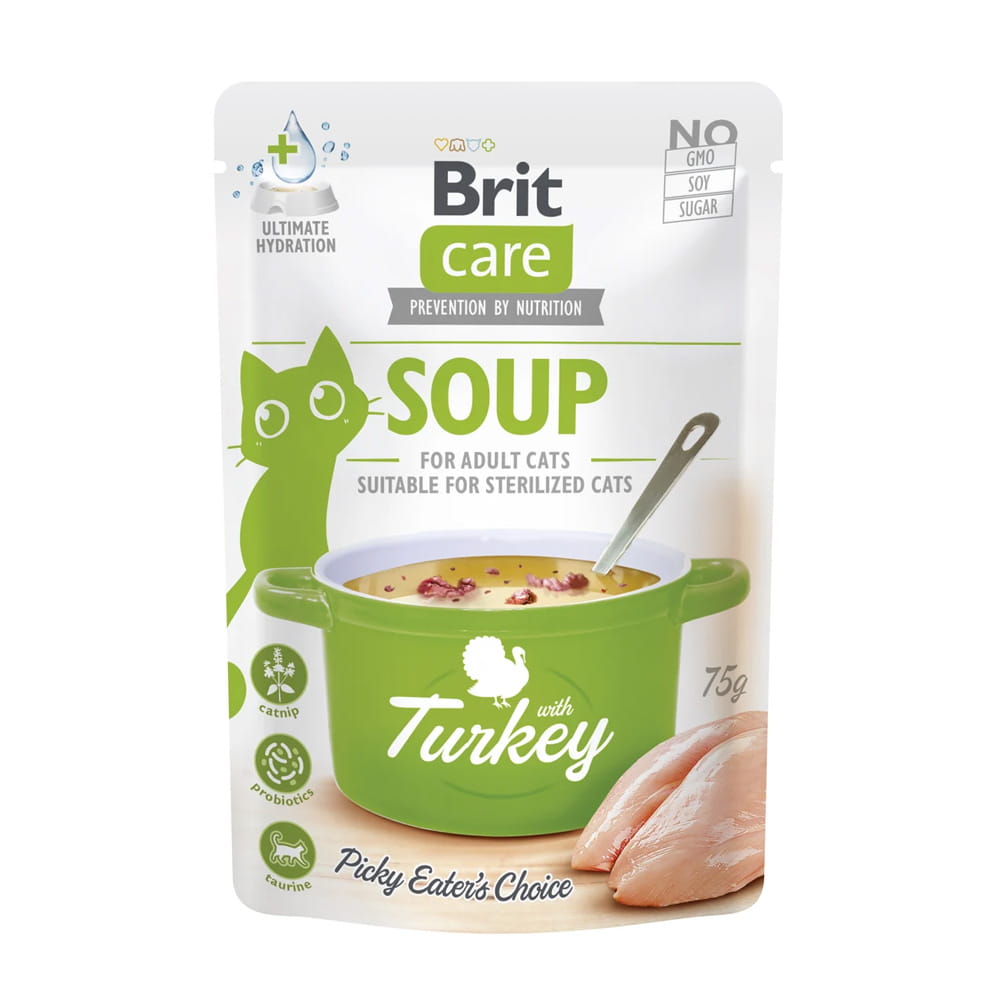 Brit Care Sterilised indyk w bulionie adult 75 g