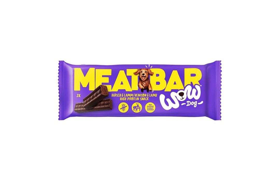 WOW Meat Bar jagnięcina, jeleń 20 g × 2
