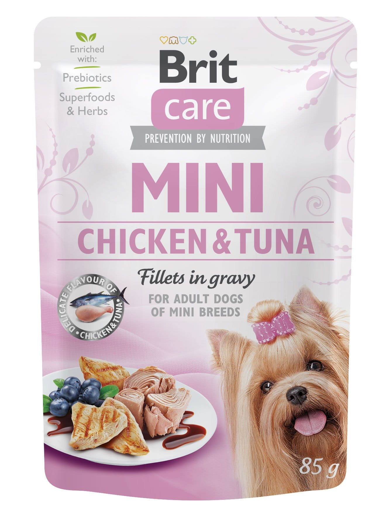Brit Care kurczak, tuńczyk małe rasy 85 g × 3