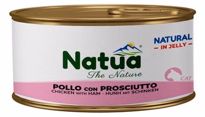 Natua Natural kurczak, szynka w galaretce adult 85 g