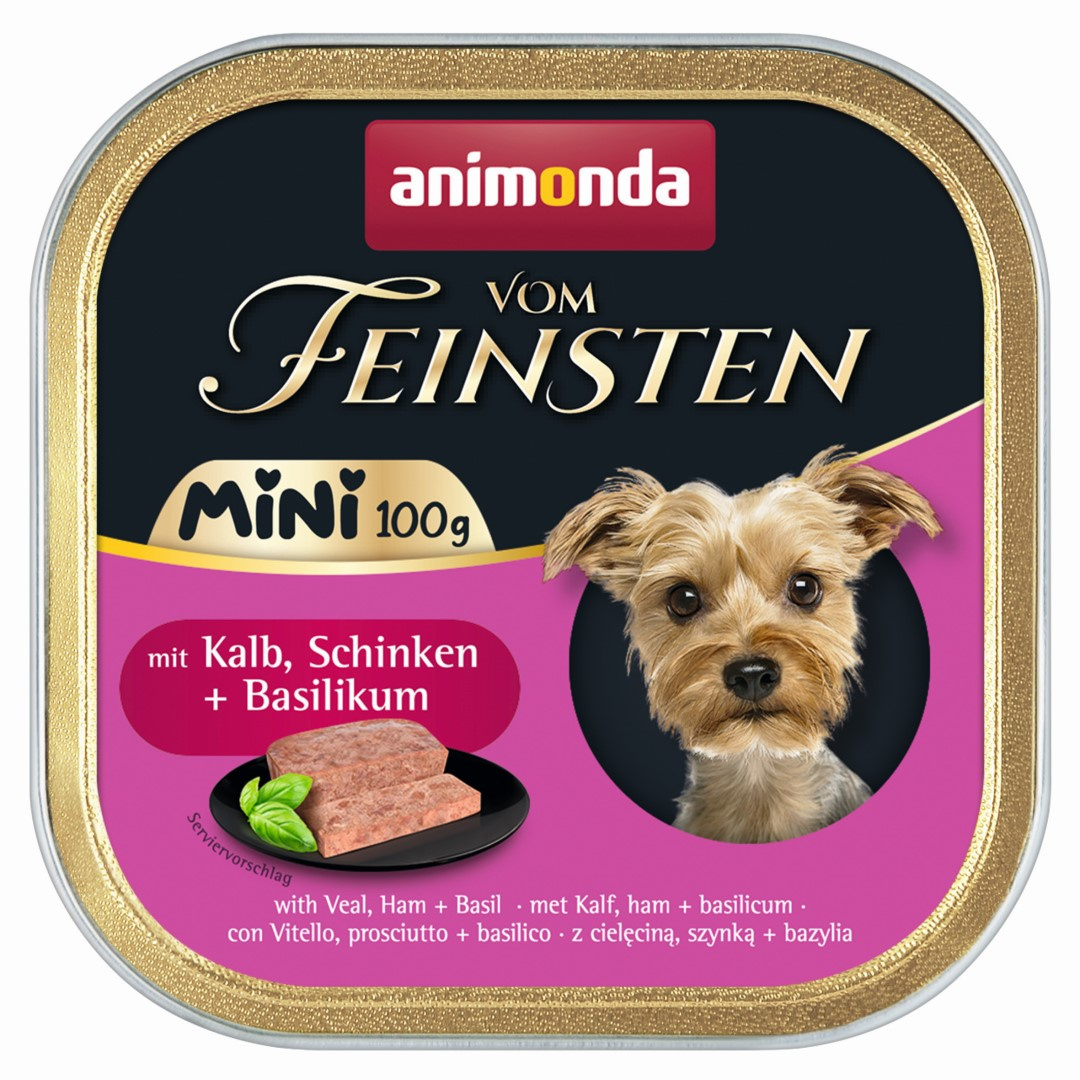 Animonda Vom Feinsten Mini cielęcina, szynka małe rasy 100 g