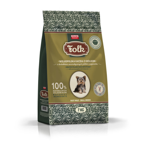 Folk Mini kaczka, królik adult małe rasy 7 kg