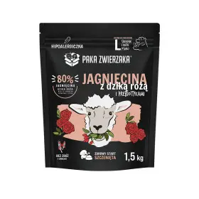 Paka Zwierzaka jagnięcina puppy duże rasy 1,5 kg
