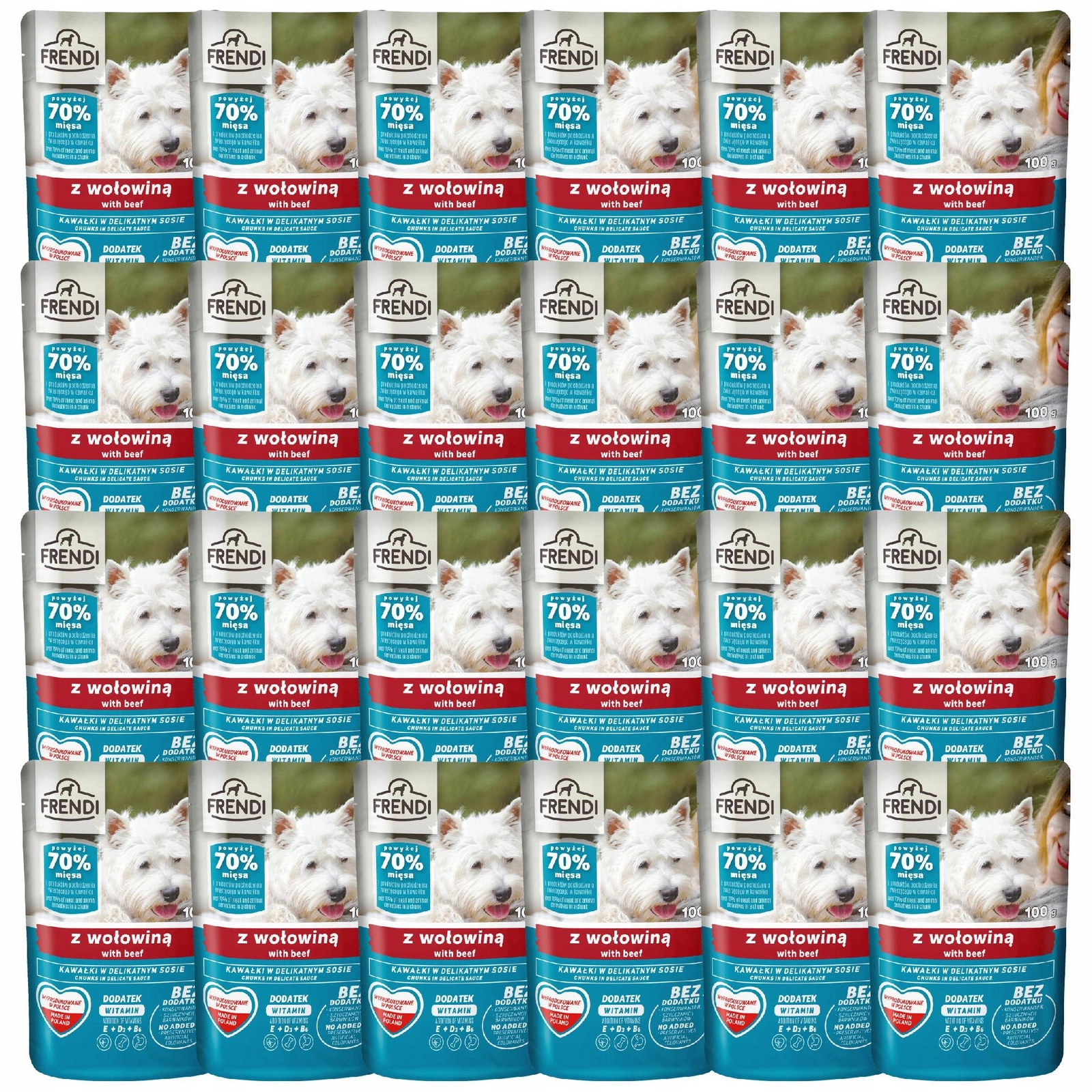 Pet Republic Frendi wołowina 100 g × 24