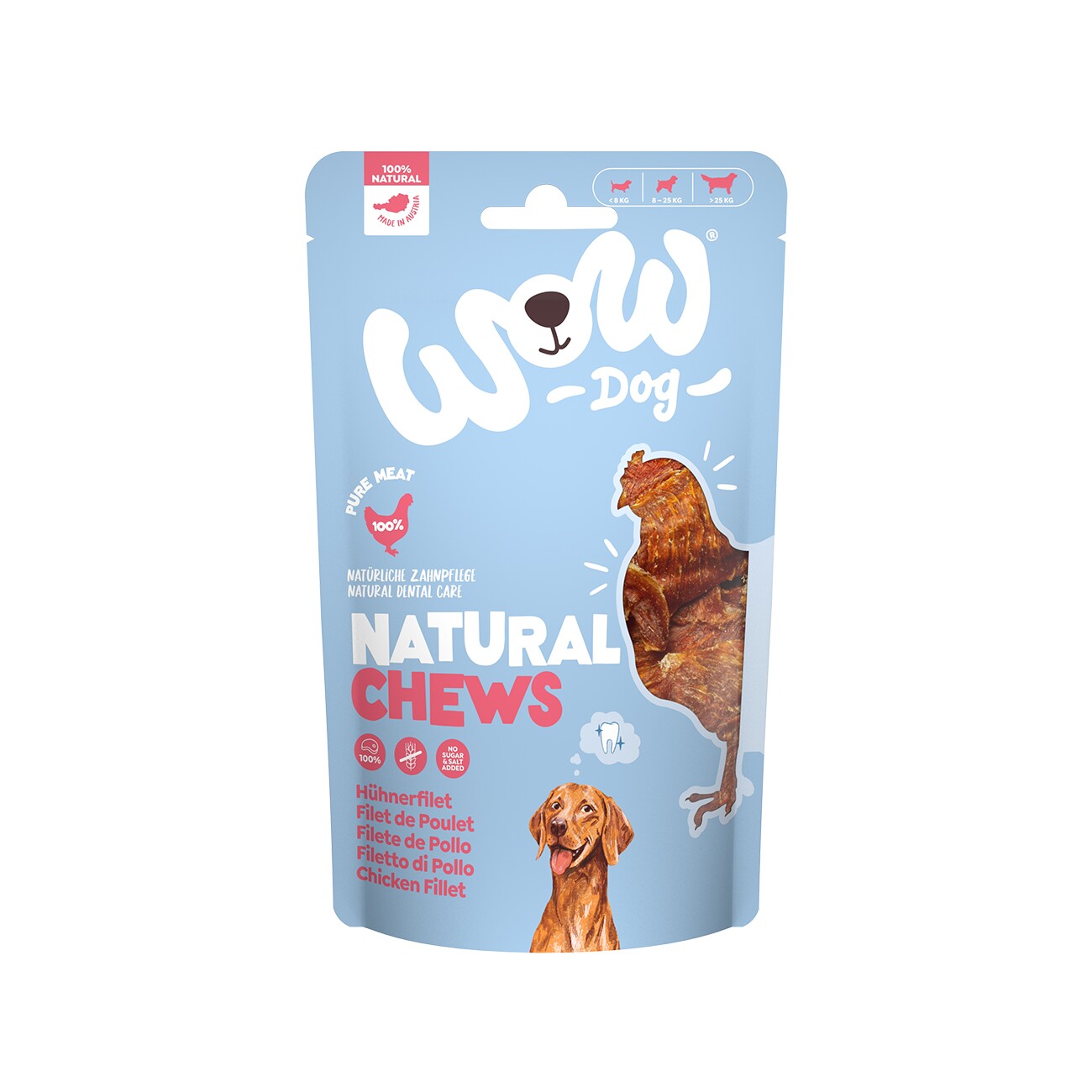WOW Natural Chews kurczak 250 g