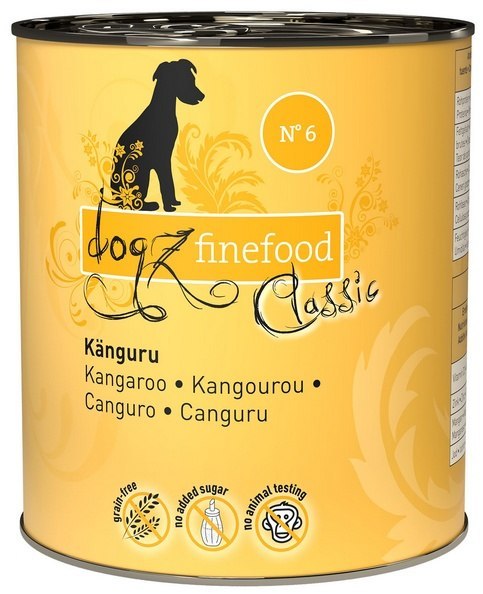 Dogz Finefood Classic kangur 800 g