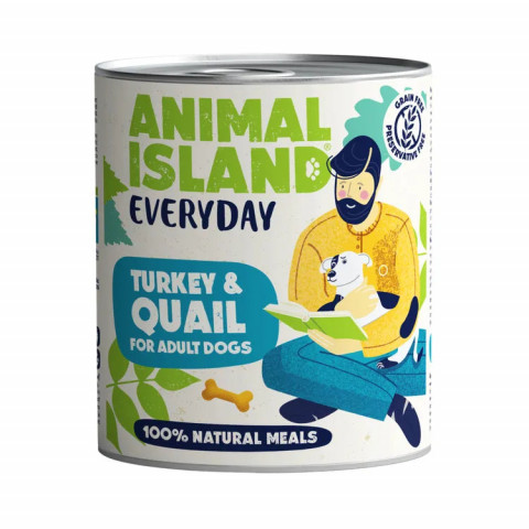 Animal Island Everyday indyk, przepiórka 800 g