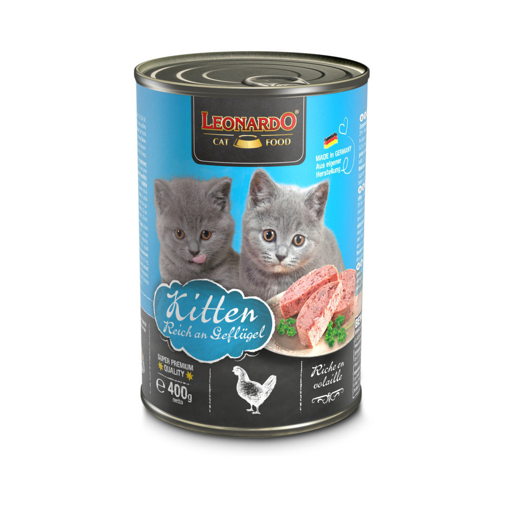 Leonardo Quality Selection drób kitten 400 g