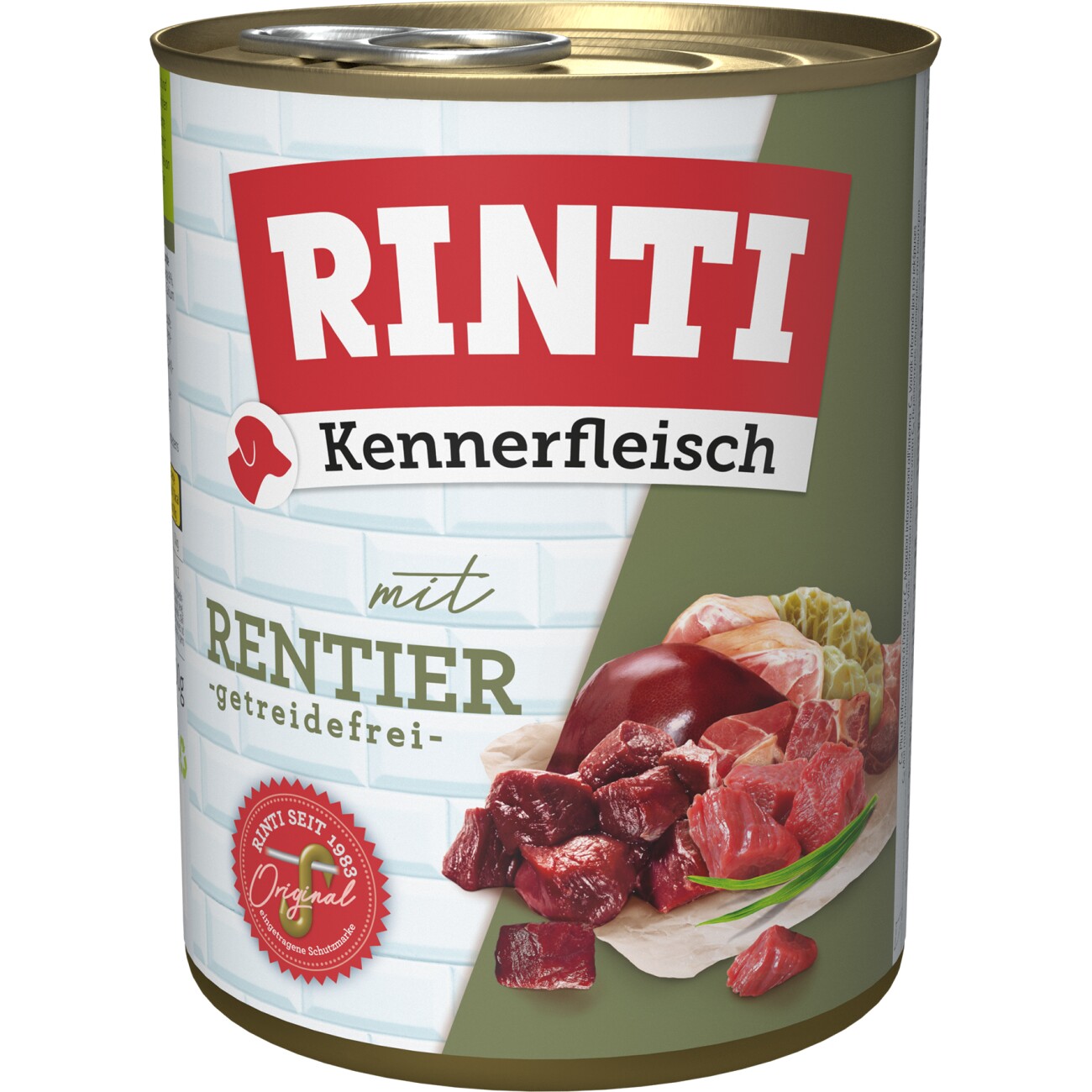 Rinti Kennerfleisch renifer adult 800 g × 12