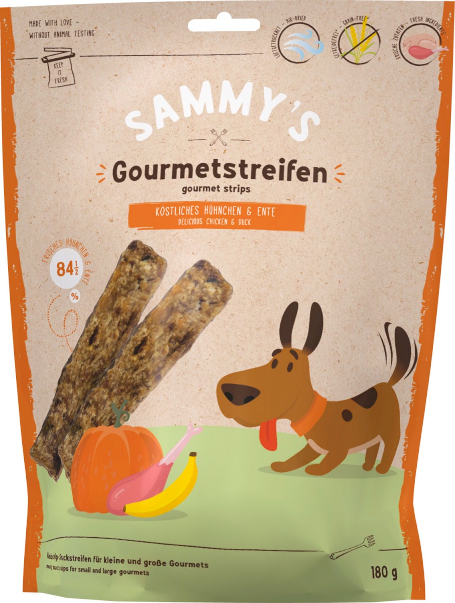 Bosch Gourmet Strips kaczka, kurczak 180 g