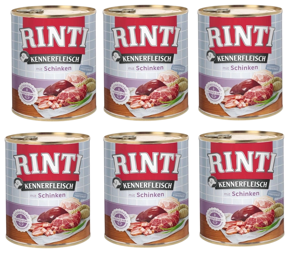 Rinti Kennerfleisch szynka adult 800 g × 12
