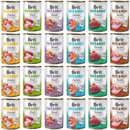 Brit Pate & Meat mix 400 g × 24