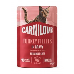 Carnilove Cat indyk w sosie adult 85 g
