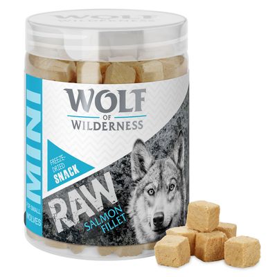 Wolf of Wilderness Mini Raw łosoś małe rasy 50 g