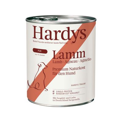 Hardys Pur jagnięcina adult 800 g × 6