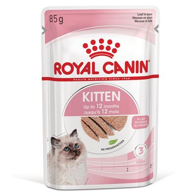 Royal Canin Digestive drób pasztet kitten 85 g × 12