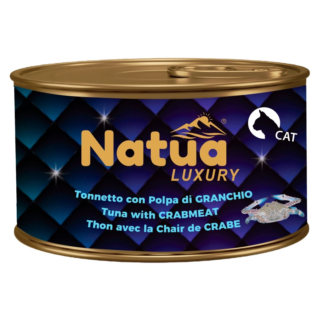 Natua Luxury krab, tuńczyk w galaretce adult 85 g