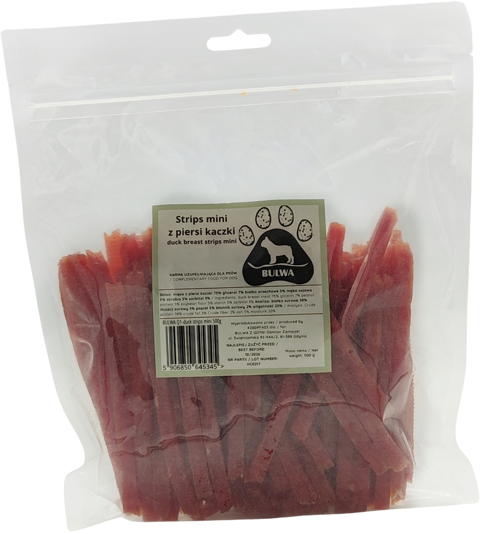 Bulwa kaczka małe rasy 500 g