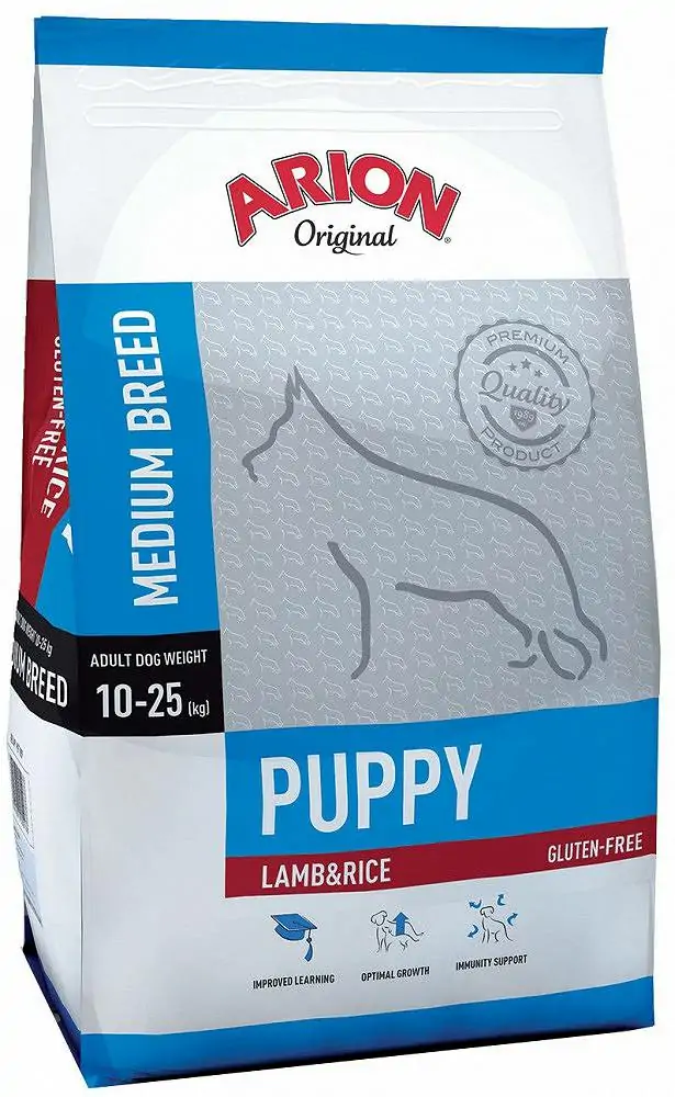 Arion Original jagnięcina z ryżem puppy średnie rasy 12 kg