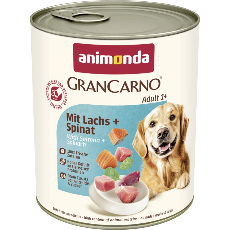 Animonda GranCarno łosoś ze szpinakiem adult 800 g