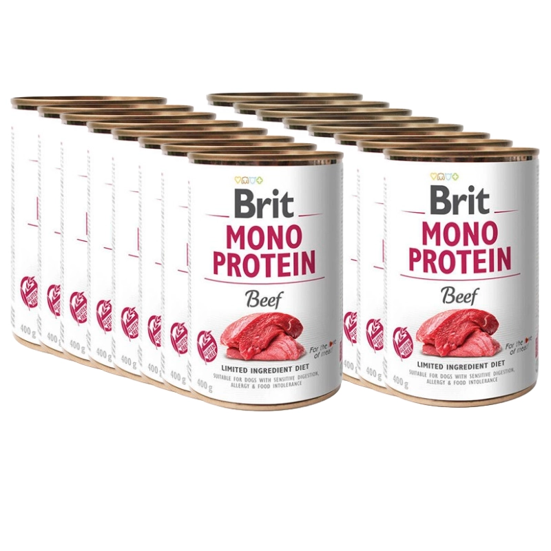 Brit Care Mono Protein wołowina adult 400 g × 18