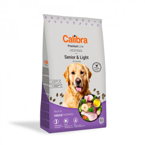 Calibra Dog Premium Line kurczak senior 12 kg