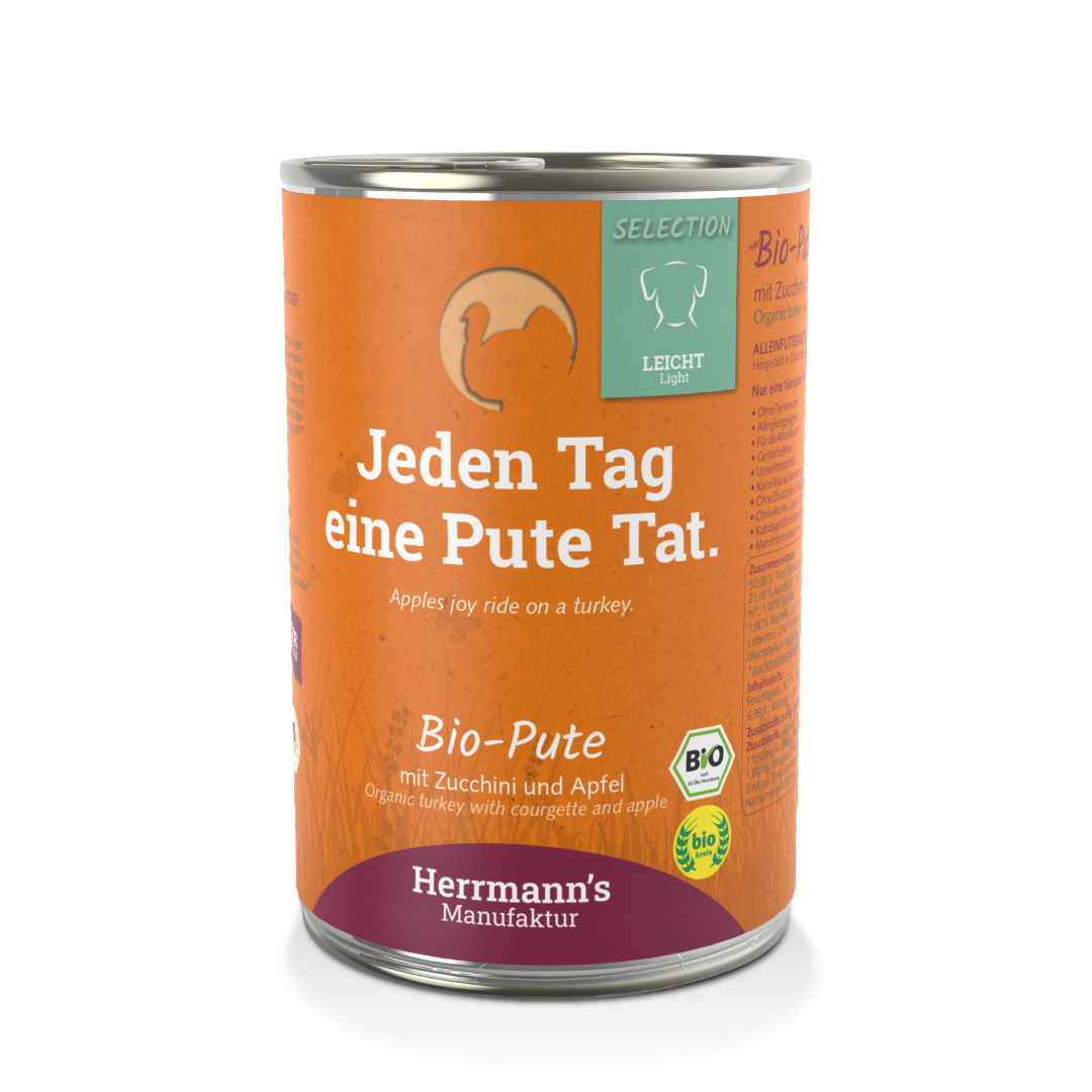 Herrmann's Selection Light indyk z cukinią 400 g