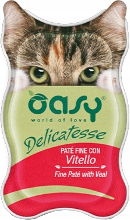 Oasy Delicatesse cielęcina pasztet adult 85 g