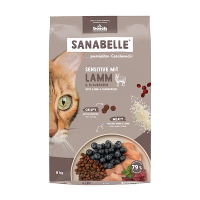 Sanabelle Sensitive jagnięcina adult 8 kg