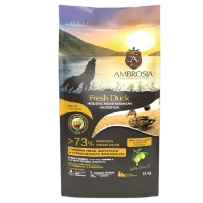 Ambrosia Mediterranean Sensitive kaczka adult 1,5 kg