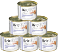 Brit Veterinary Diet Gastrointestinal łosoś adult 200 g × 6