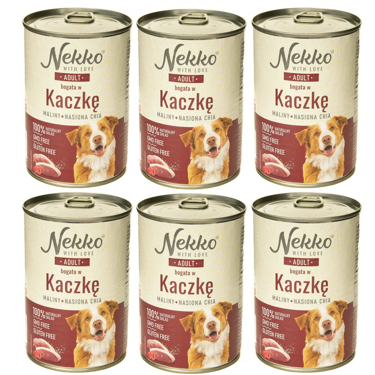 Nekko kaczka adult 400 g × 6