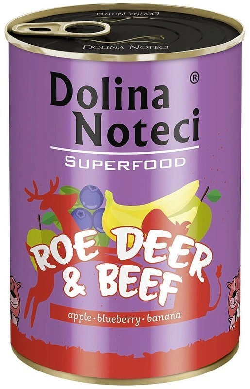 Dolina Noteci Superfood sarna, wołowina adult 400 g