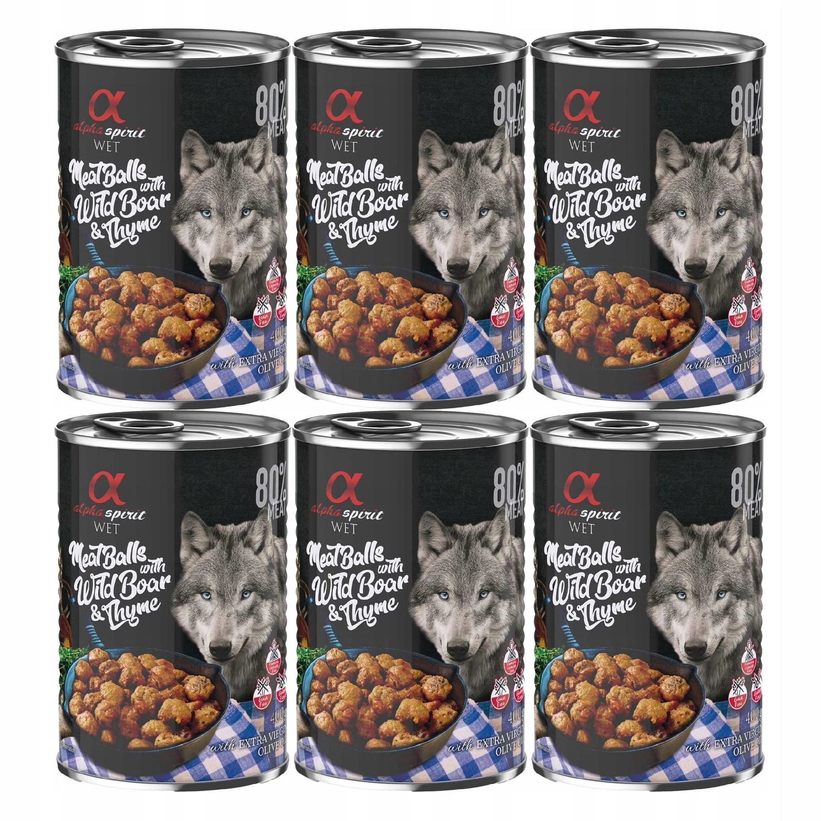 Primal Spirit dziczyzna 400 g × 6