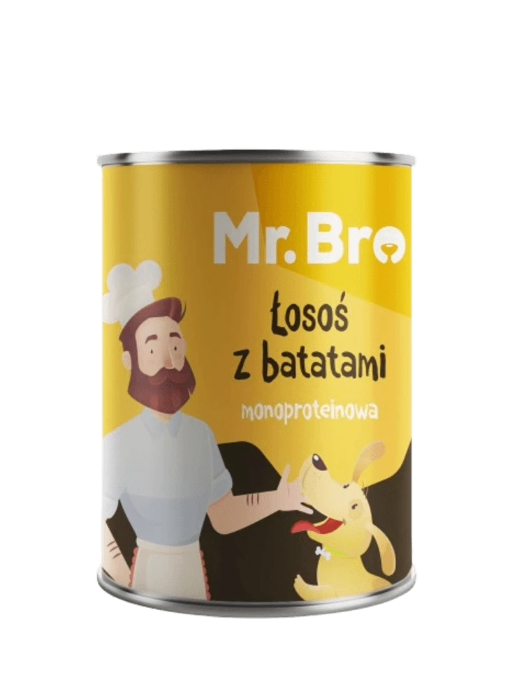 Mr. Bro Monoprotein łosoś 800 g