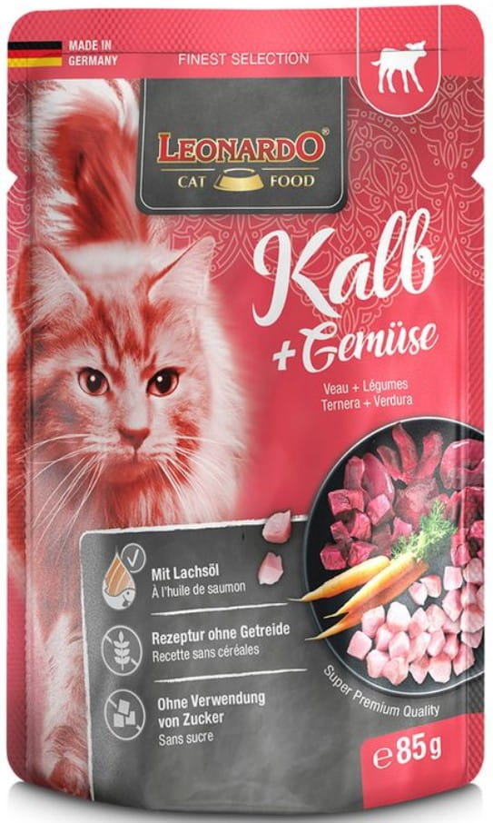 Leonardo Finest Selection cielęcina z warzywami kawałki 85 g