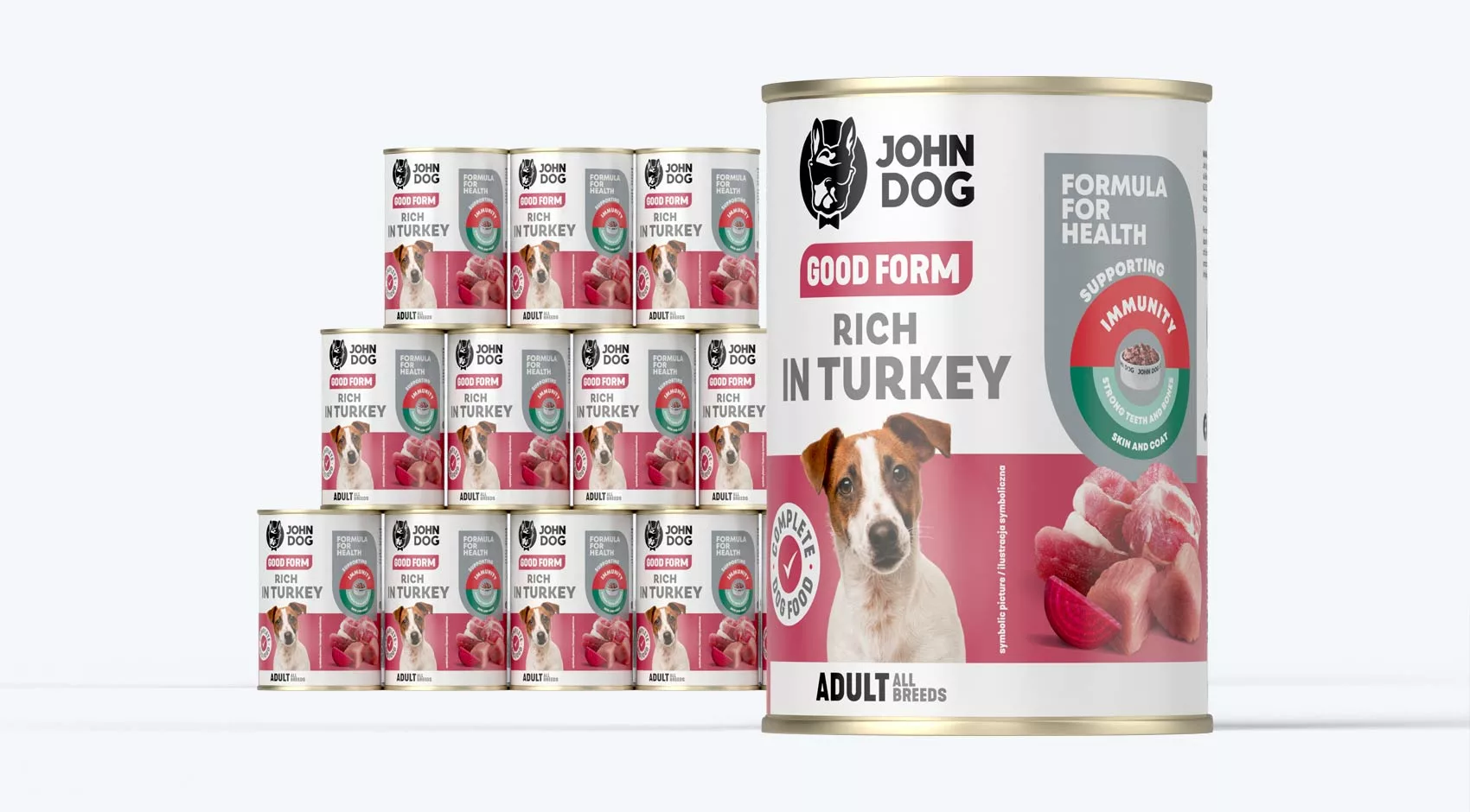 John Dog Good Form indyk adult 400 g