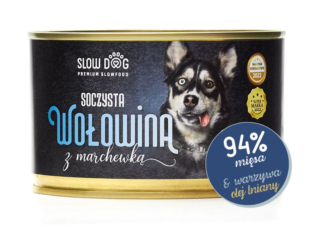 Slow Dog wołowina 410 g × 6