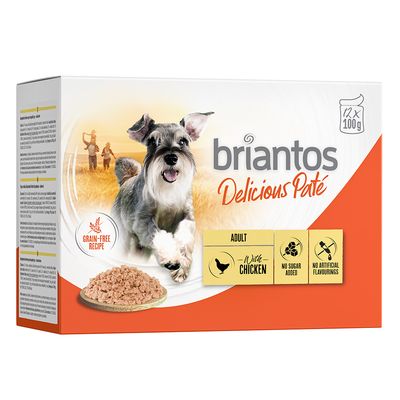 Briantos Delicious Paté kurczak 100 g × 48