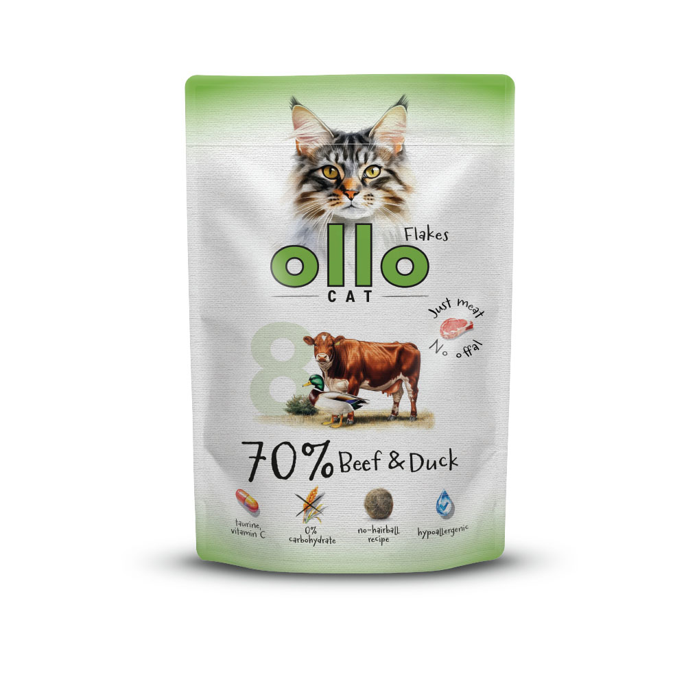 Ollo Digestive kaczka, wołowina w sosie 85 g