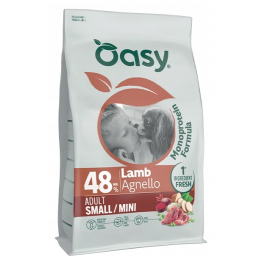 Oasy Monoprotein jagnięcina adult małe rasy 2 kg