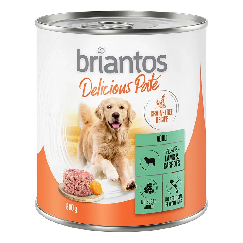 Briantos Delicious jagnięcina z marchewką adult 800 g