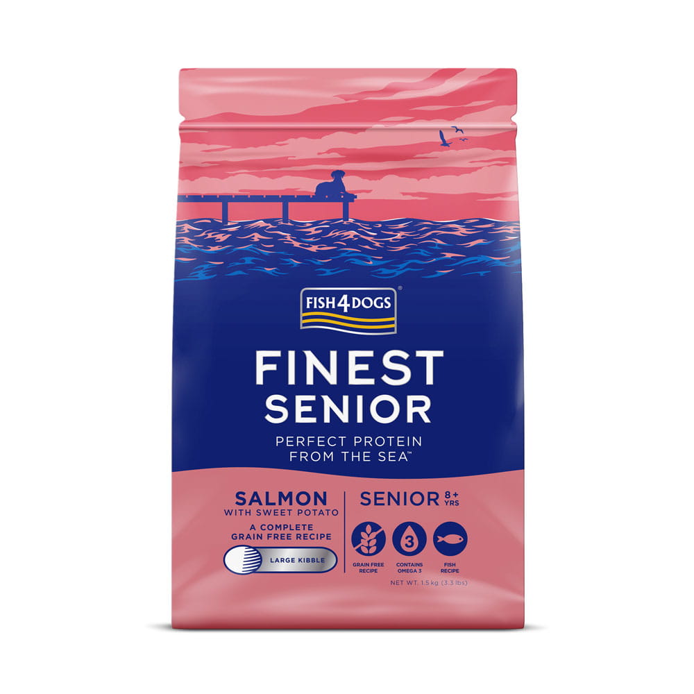 Fish4Dogs Finest łosoś senior małe rasy 6 kg