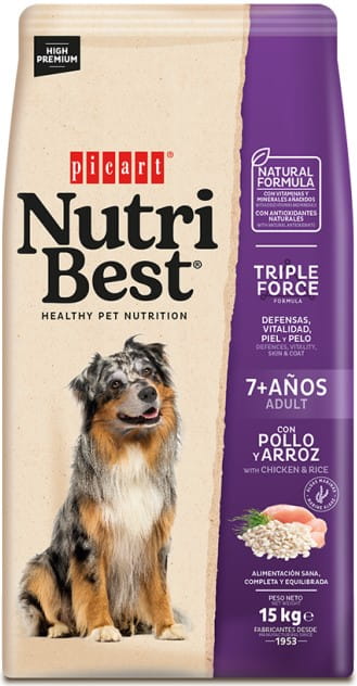 Picart Nutribest kurczak senior 15 kg