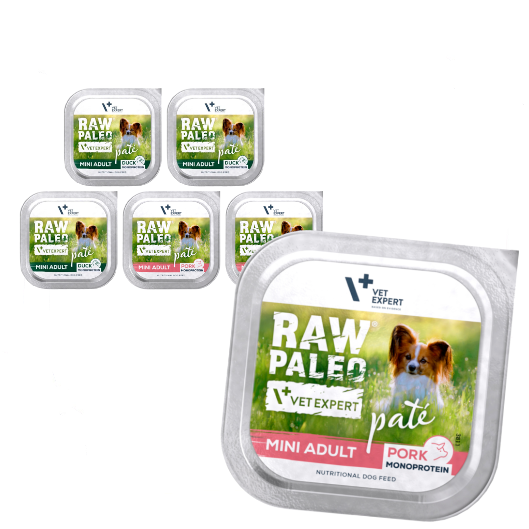 VetExpert kaczka, wieprzowina adult małe rasy 150 g × 6